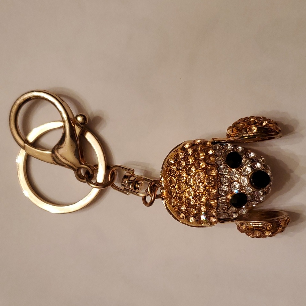 Poodle head key chain